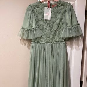 JessaKae Sage Green Dress Size: S